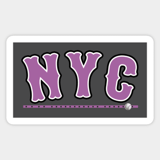 METS CITY CONNECT STYLE NYC Sticker